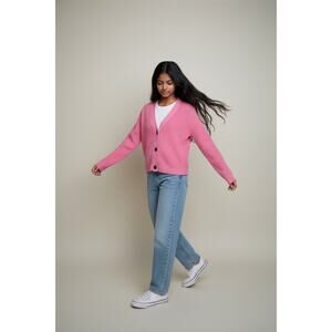 Crewcuts Girls Pink Knitted Cardigan Size 7/8
